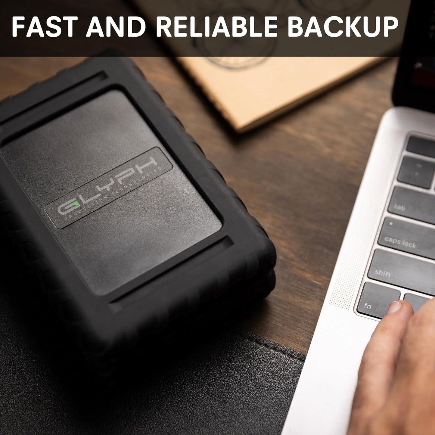 Glyph Production Technologies BlackBox Plus 1.4" External Hard Drive, 2TB, Black (Like New)