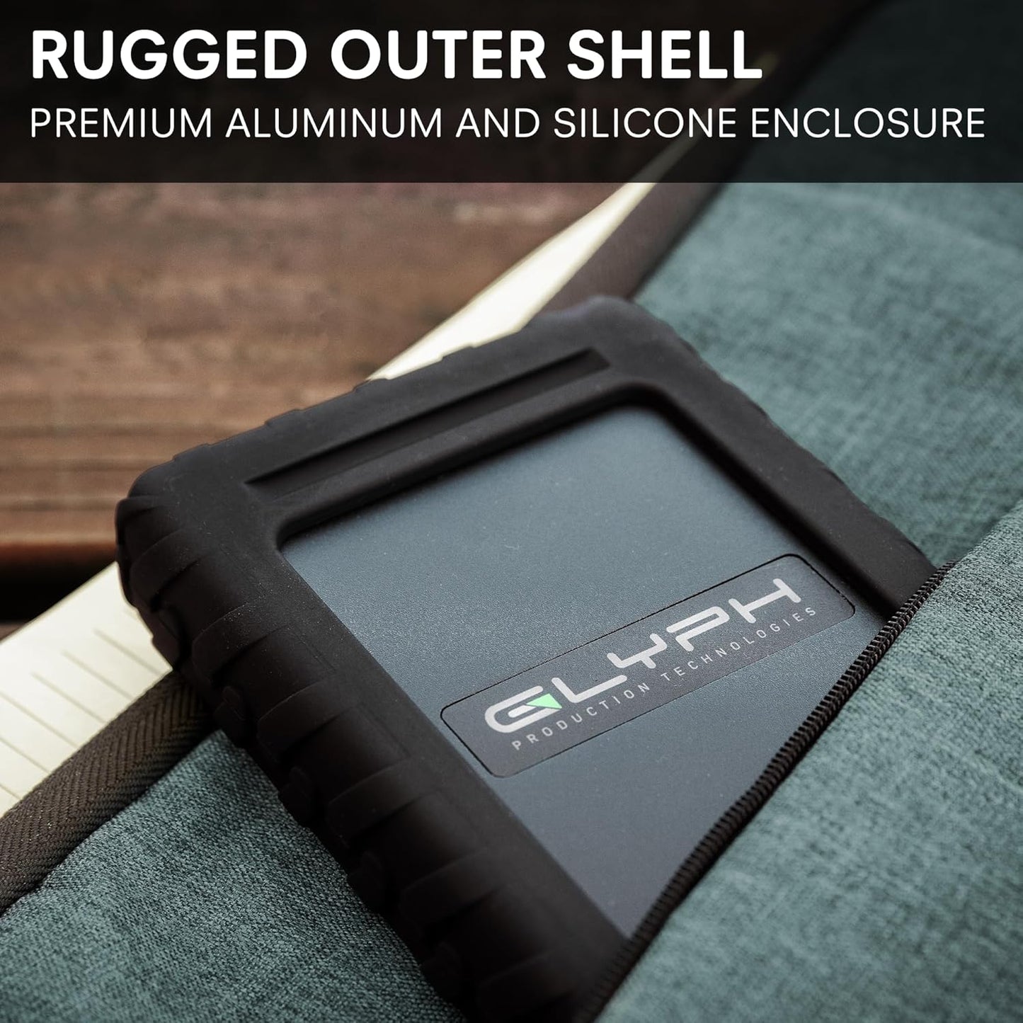 Glyph Production Technologies BlackBox Plus 1.4" External Hard Drive, 2TB, Black (Like New)