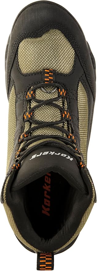 Korkers Greenback Wading Boots for Unisex-Adult, Size 14 - Dried Herb/Black (New)
