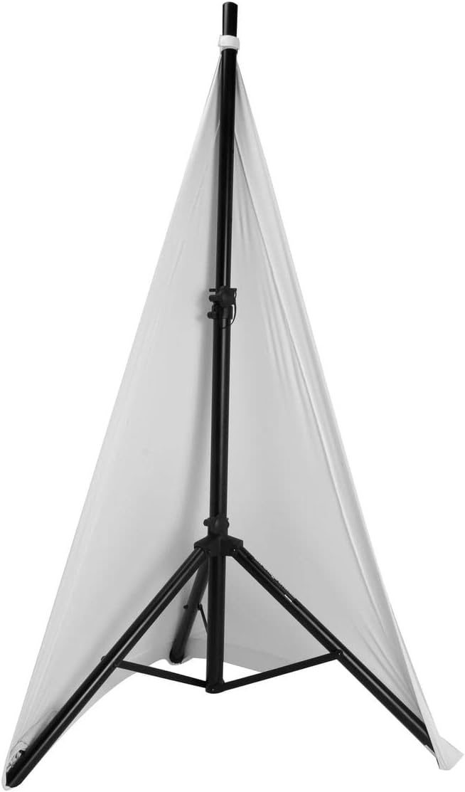 On-Stage SSA100W Speaker/Lighting Translucent Fabric Stand Skirt - White (Like New)