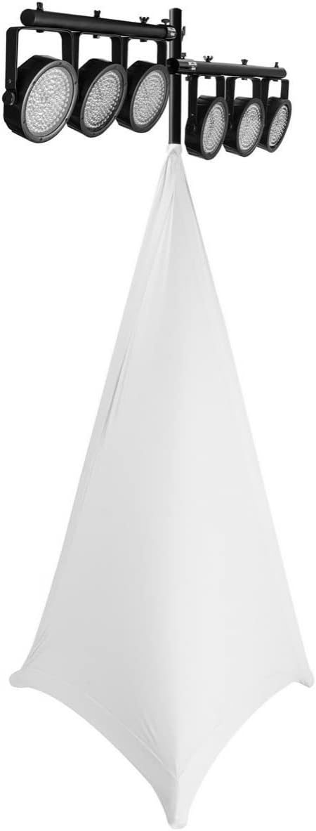 On-Stage SSA100W Speaker/Lighting Translucent Fabric Stand Skirt - White (Like New)