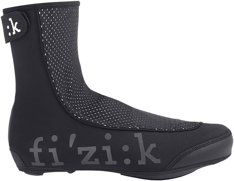 Fizik Unisex Adult Waterproof Overshoe Cycling Shoe Covers, M (40-43) - Black (Like New)