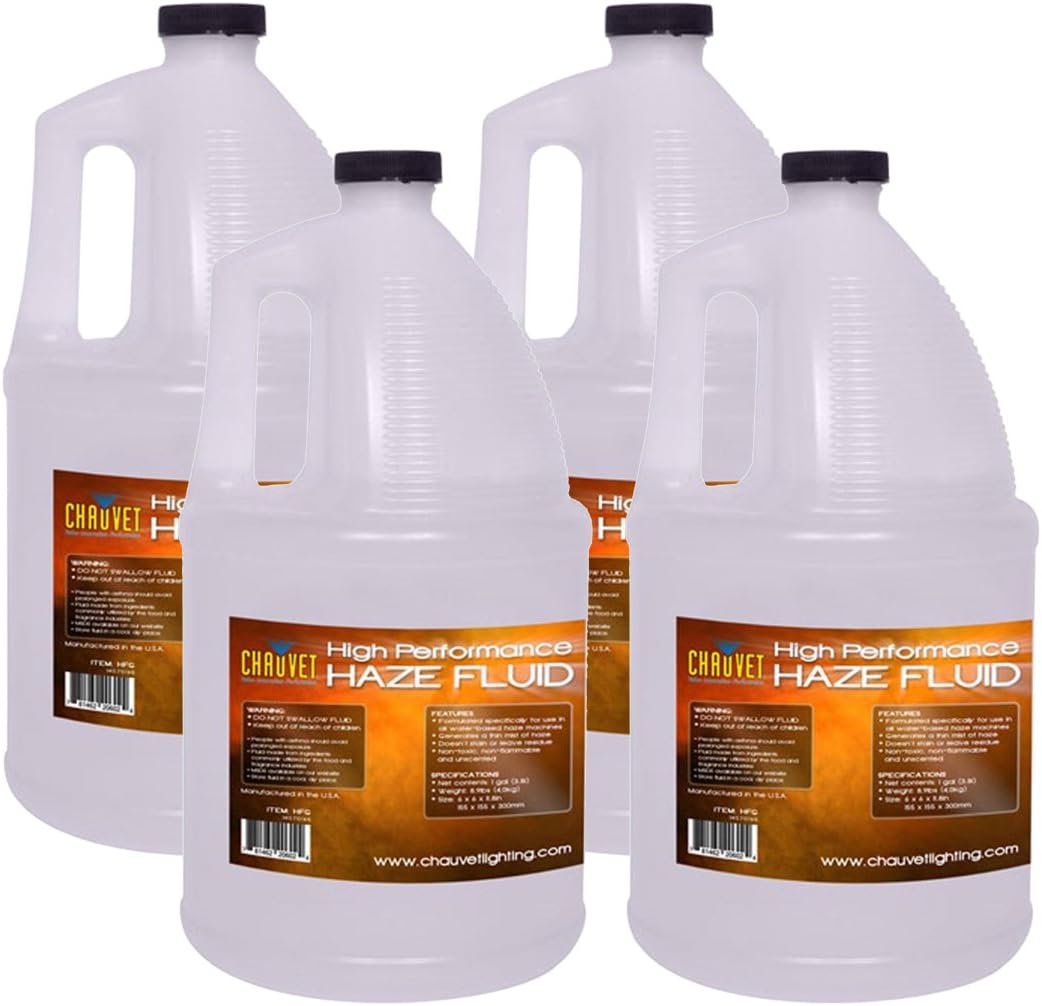 Chauvet DJ Haze Fluid Gallon Refill for Water-Based Unscented Haze Machines (Like New)
