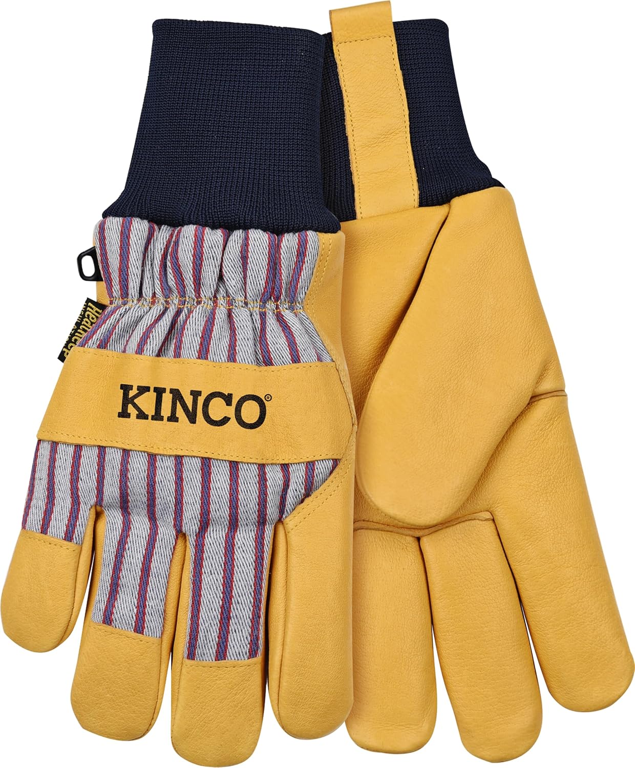 Kinco 1927KW Premium Leather Work and Ski Gloves, Golden - Large (Pack of 1) (Like New)