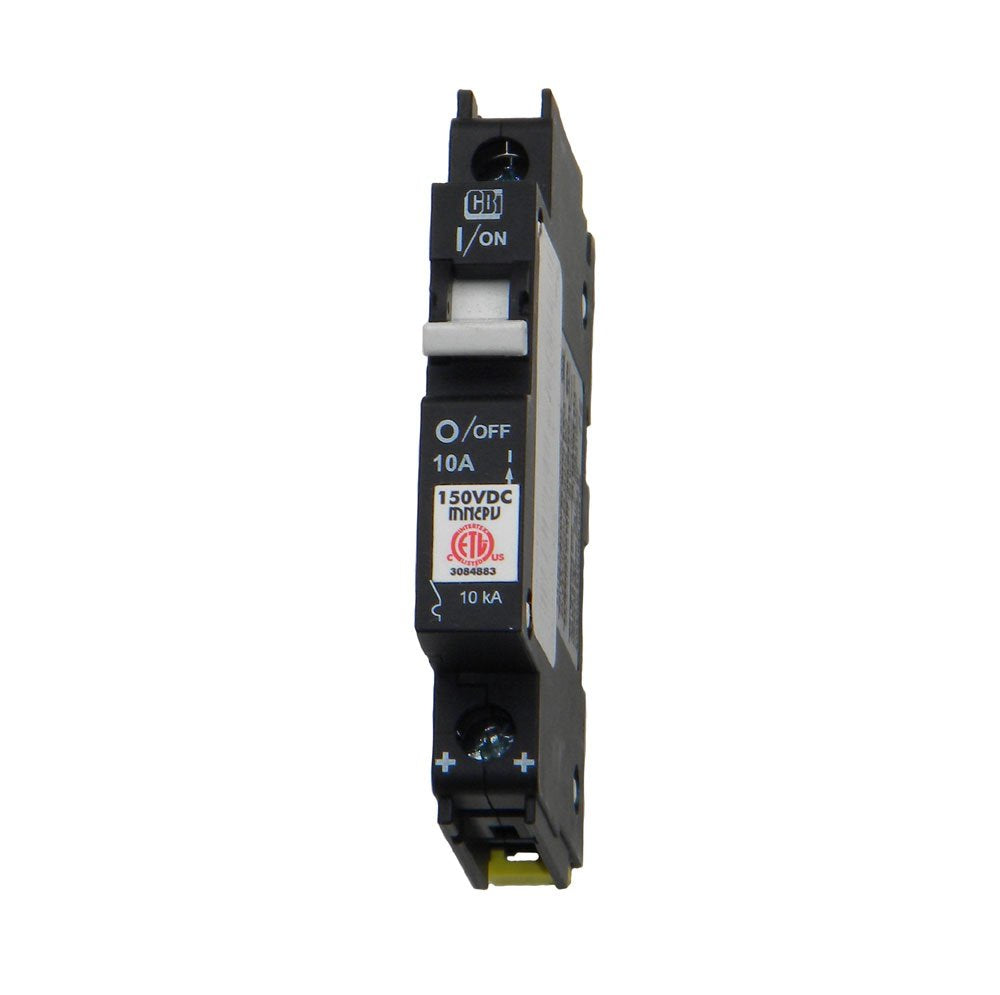Midnite Energy MNEPV10 DIN Rail Mount Combiner PV Breaker, 10 Amp, 150 Volt (DC) (Like New)