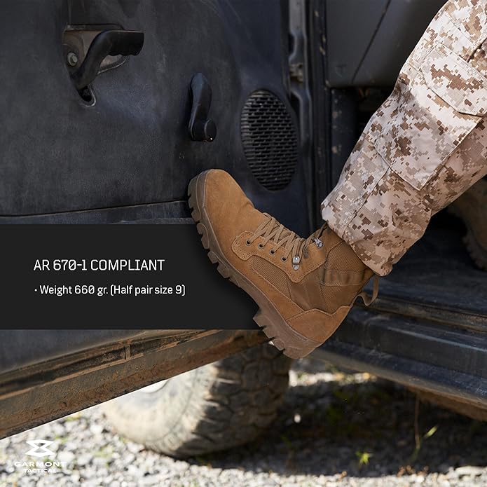 GARMONT TACTICAL T8 Bifida Military Combats Boot for Men & Women, Coyote, Size 9 (New, Damaged Retail Box)