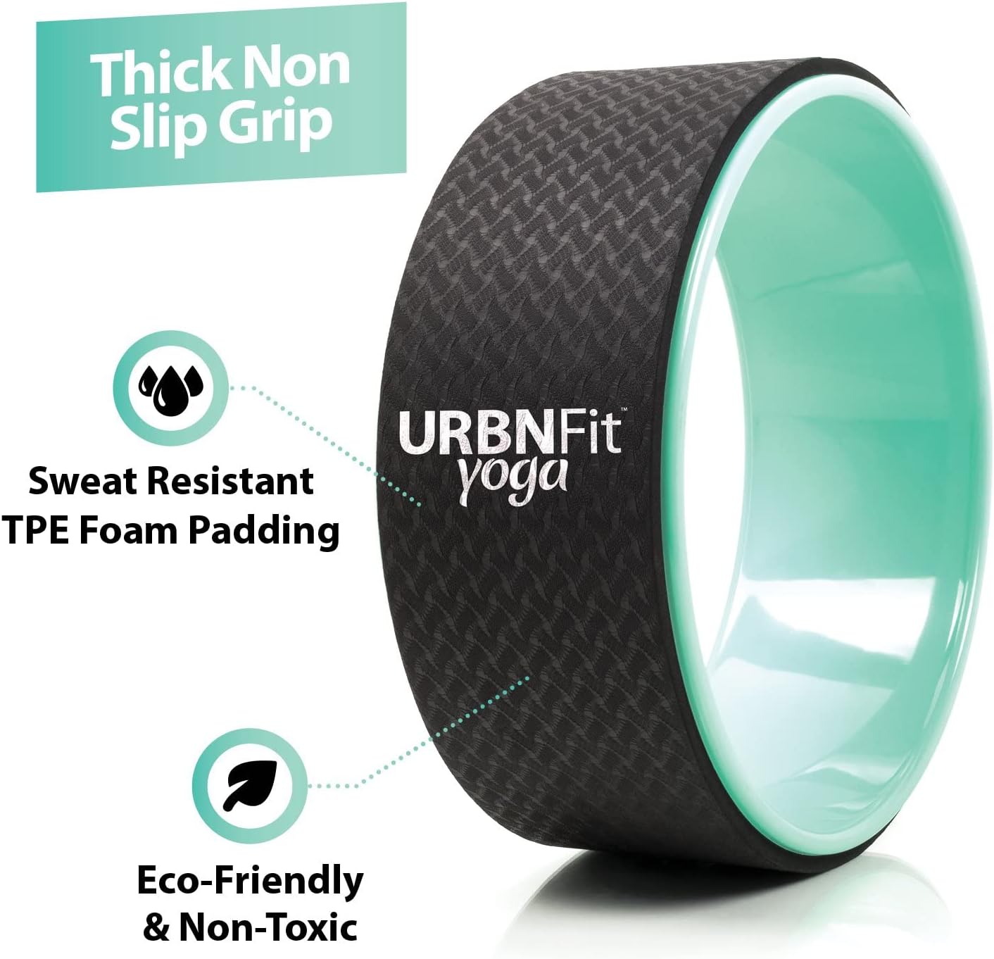 Urbnfit Yoga Wheel 12" Roller Designed for Stretching & Flexibility (New)