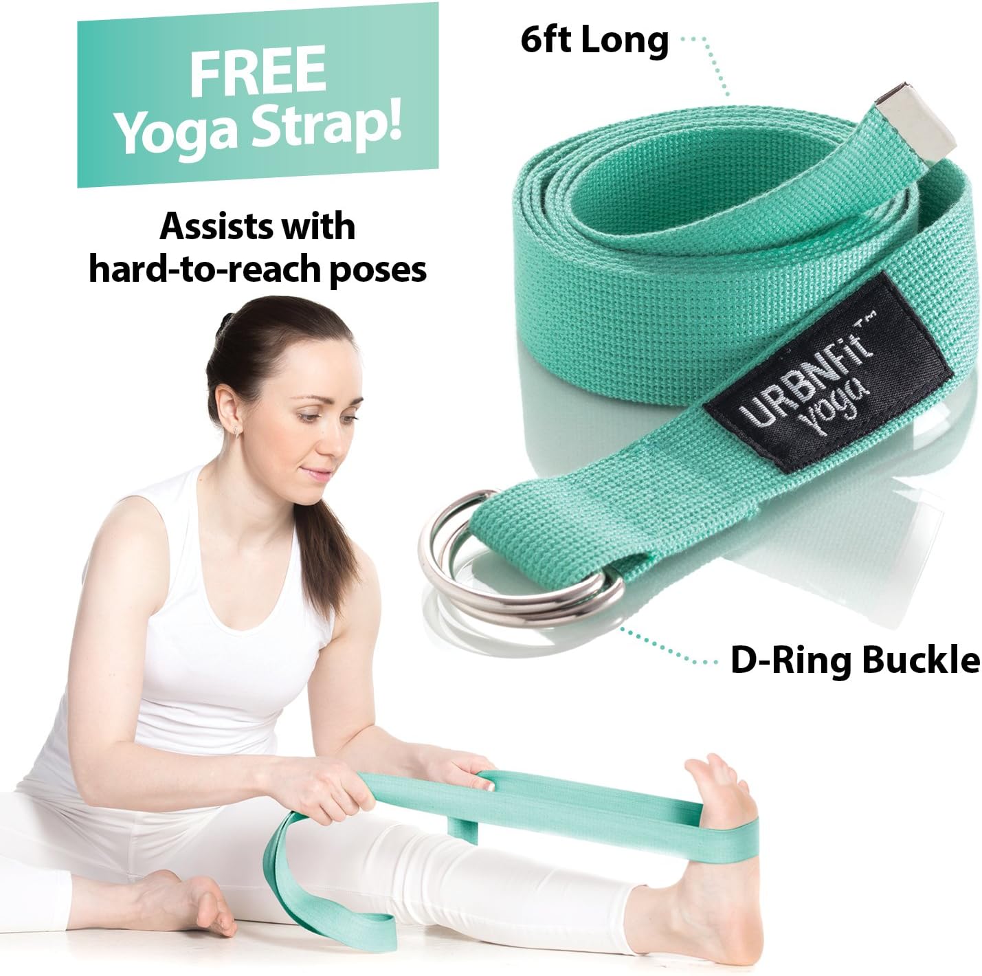 Urbnfit Yoga Wheel 12" Roller Designed for Stretching & Flexibility (New)