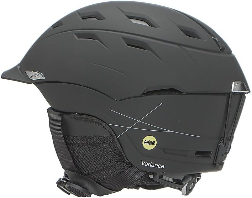 Smith Optics Variance MIPS Adjustable Adult Snow Helmet, Matte Black - Large (Like New)
