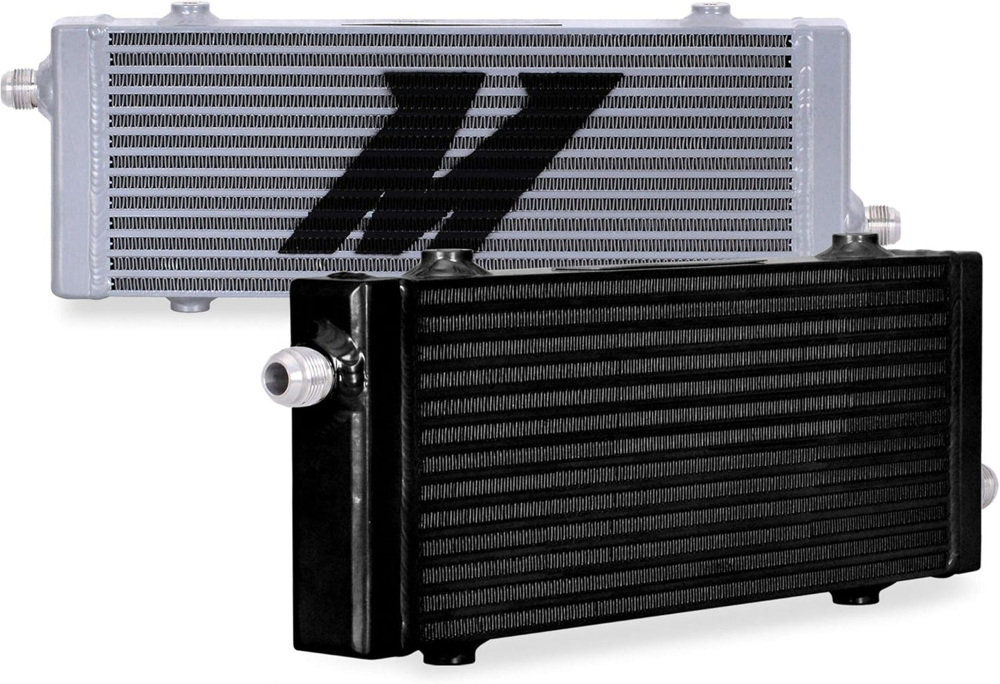 Mishimoto MMOC-SP-MSL Silver Universal Cross Flow Bar & Plate Oil Cooler, Medium (Like New)