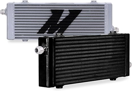Mishimoto MMOC-SP-LSL Universal Cross Flow Bar & Plate Oil Cooler, Large, Silver (New)