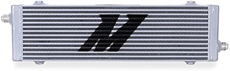 Mishimoto MMOC-SP-LSL Universal Cross Flow Bar & Plate Oil Cooler, Large, Silver (New)