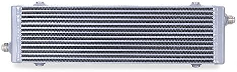 Mishimoto MMOC-SP-LSL Universal Cross Flow Bar & Plate Oil Cooler, Large, Silver (New)