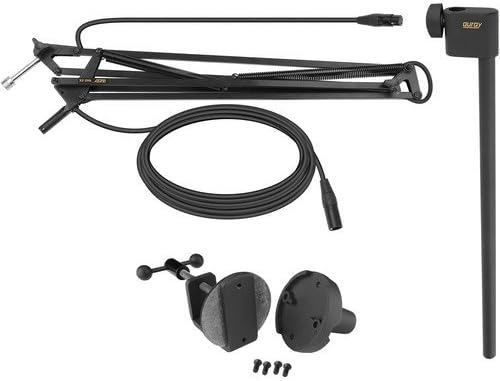 Auray BAE-2X Two-Section Broadcast Mic Arm w/XLR Cable, 360°, Clamp/Desk Mount (Like New)