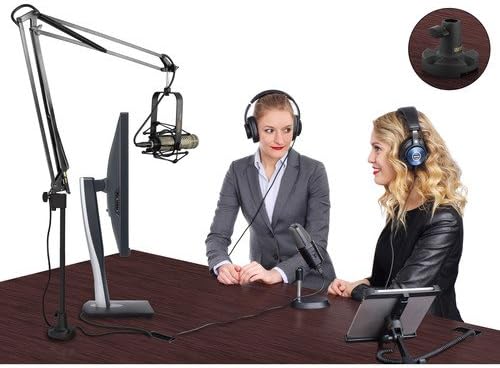 Auray BAE-2X Two-Section Broadcast Mic Arm w/XLR Cable, 360°, Clamp/Desk Mount (Like New)