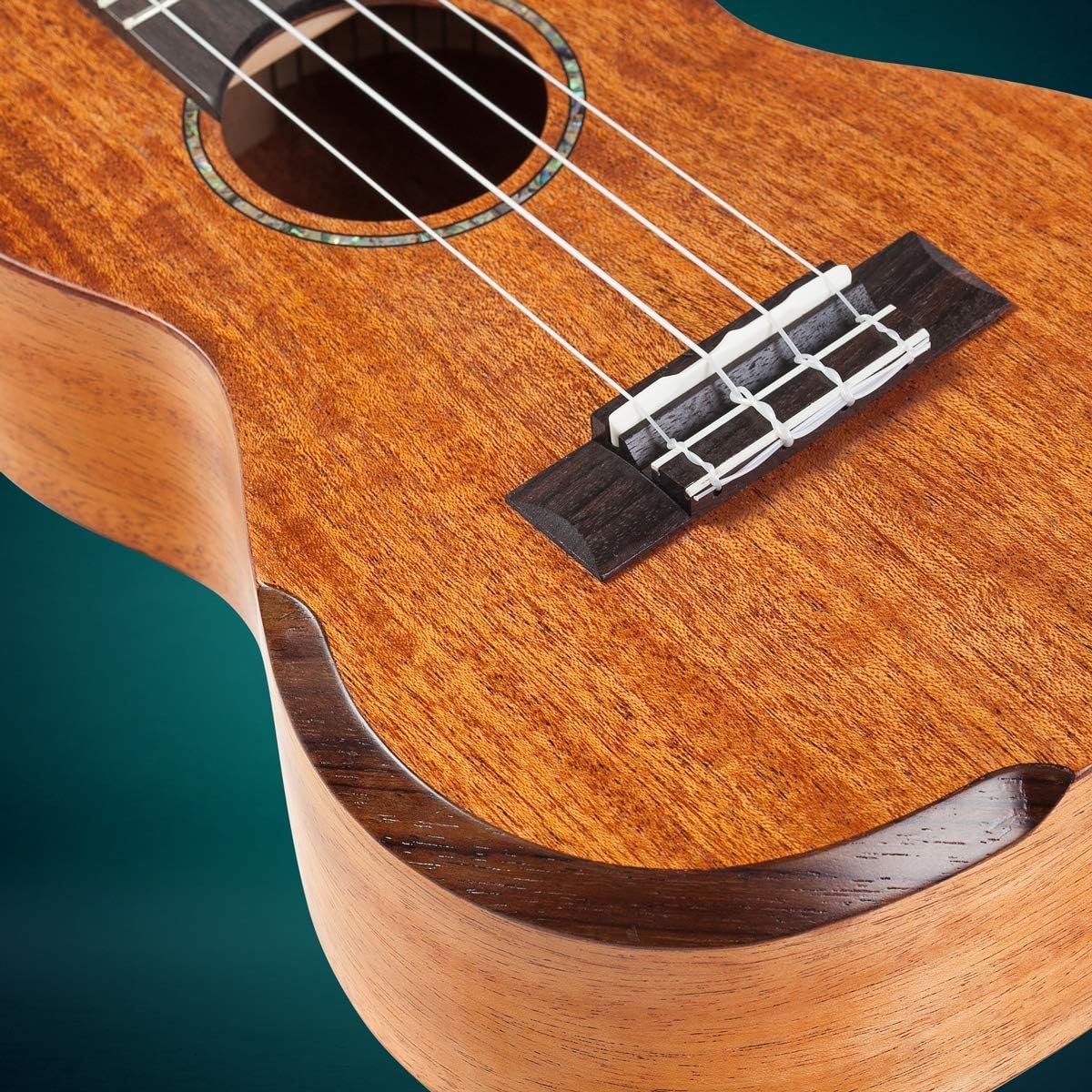 Hola! Music HM-427SMM+ Ukulele Professional Series, 24" - Solid Mahogany Top (Like New)