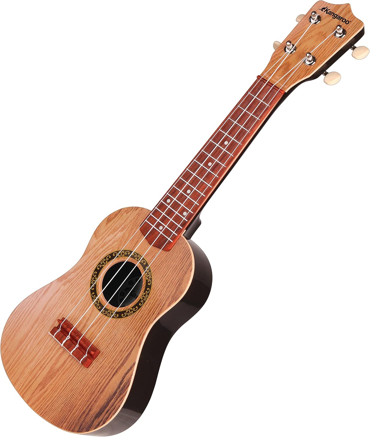 Kangaroo 22.5" Ukulele Set w/ Tuner, Case, Strap, Picks & Songbook, 4 String Kit (Used)