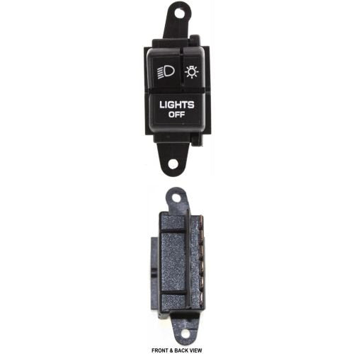 Perfect Fit Group ARBJ108901 Headlamp Switch for Jeep Wrangler Parking Lights (New)