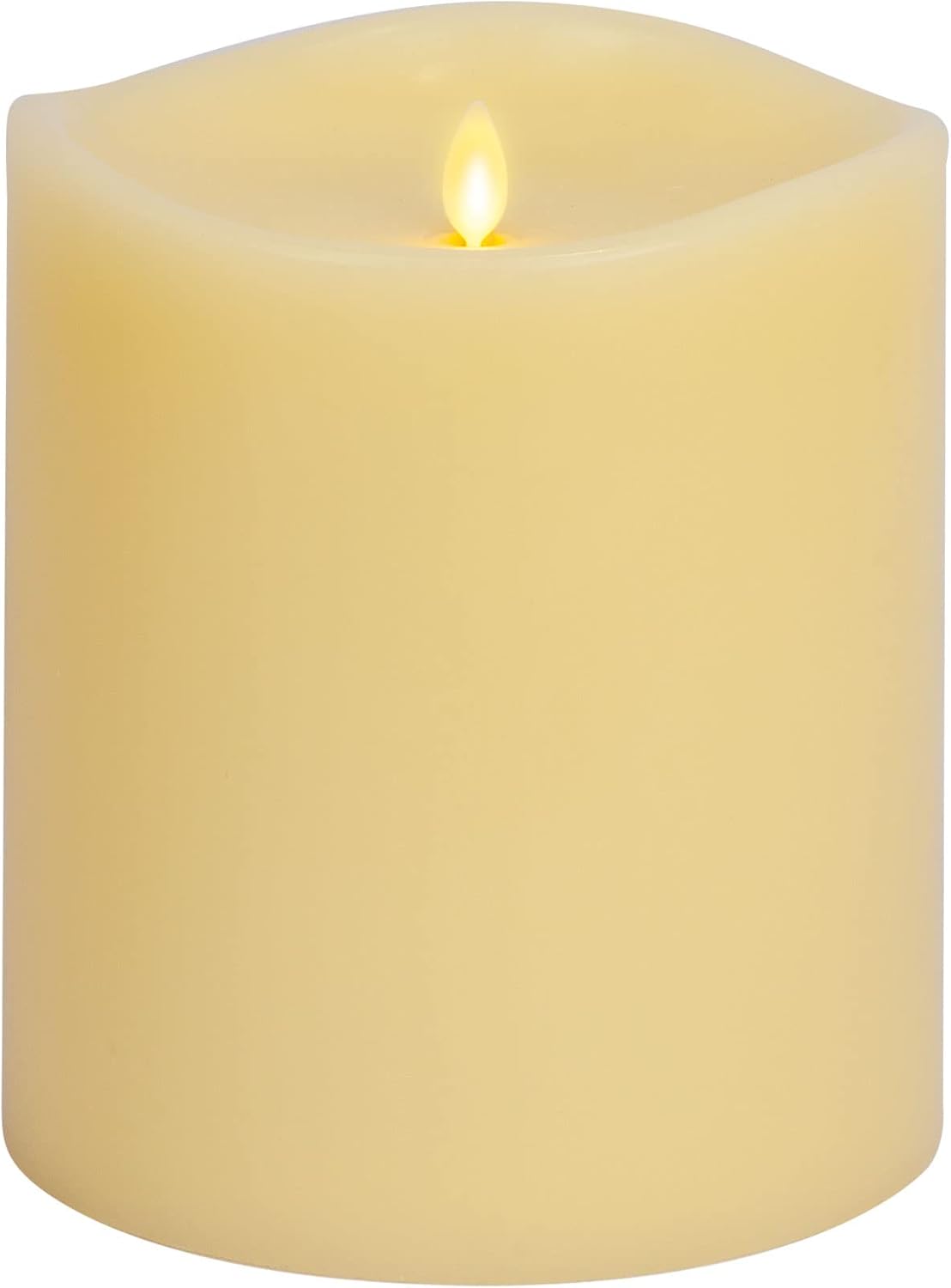 Luminara Grand Pillar Flameless Indoor LED Candle for Decor, Battery Operated (Like New)