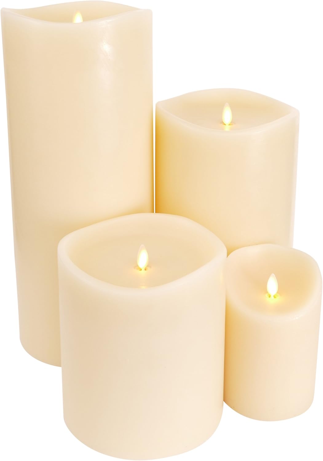 Luminara Grand Pillar Flameless Indoor LED Candle for Decor, Battery Operated (Like New)