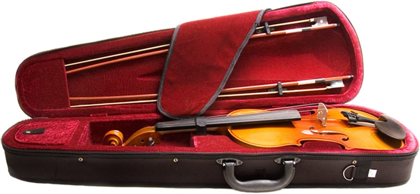 Mendini by Cecilio Violin MV400 Size 4/4 Acoustic Violin, Varnish (Like New)