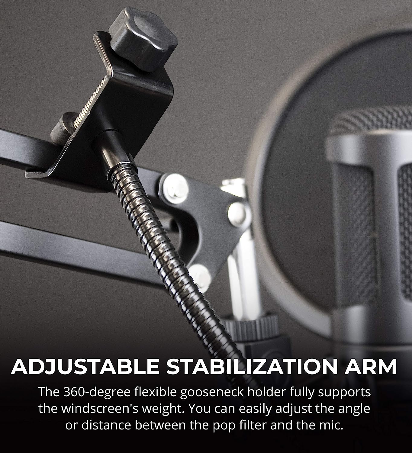 Blucoil Pop Filter Windscreen for Professional Handheld Microphones (New)
