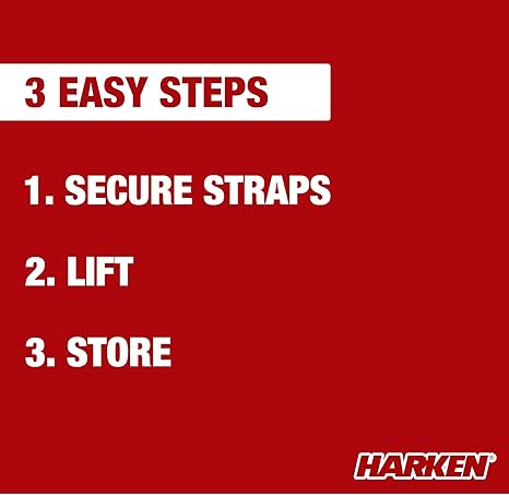 HARKEN Hoister 4-Point Overhead Garage Storage Hoist System, 145lb Cargo, Kayaks (Used)