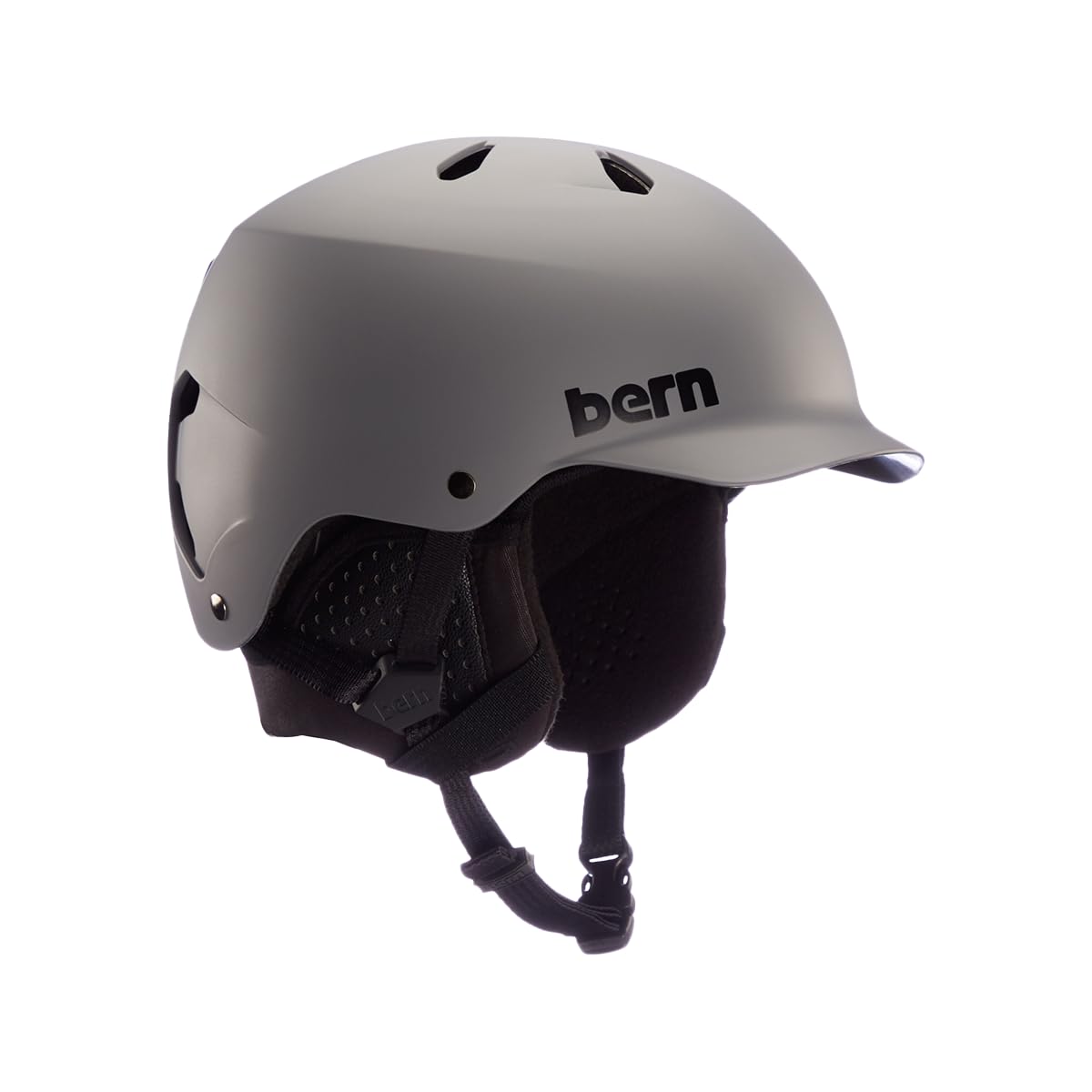 Bern Watts Adjustable Classic Snowboard Helmet for Men & Women, Standard Buckle (Like New)