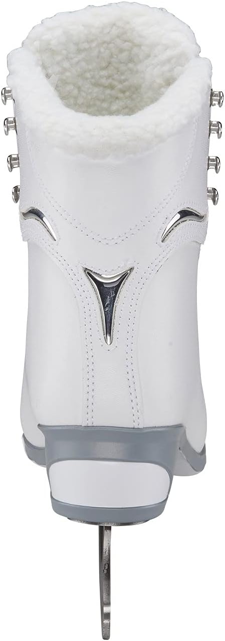 Jackson Ultima SoftSkate Womens/Girls Figure Skate, Size 1 Misses - White/Fleece (Like New, Damaged Retail Box)