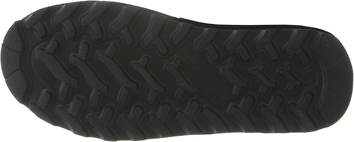 BEARPAW Elle Short Suede Cozy Slip-On Winter Boot for Women's � Size 7, Black (New, Damaged Retail Box)