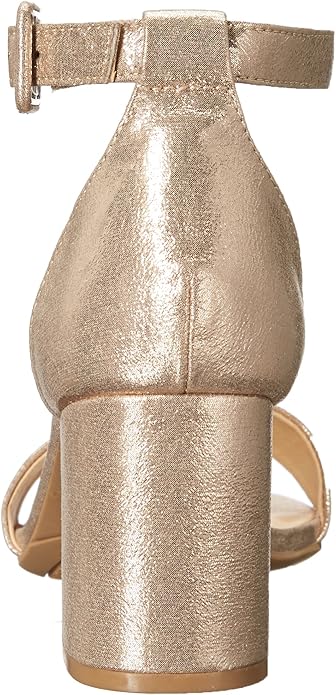 CL by Chinese Laundry Women's Jody Heeled Sandal, Size 6.5, Light Gold Starstone (Like New)