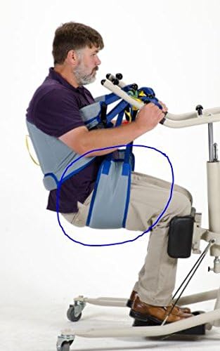 Patient Aid BD5719 Sit to Stand Lift Buttock Strap, Stand Assist Sling (Like New)