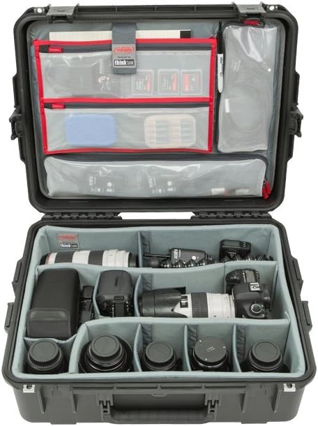 SKB 3i-2217-8DL iSeries Professional Camera Case, 21"Lx16"Wx10"D - Black/Gray (Like New)