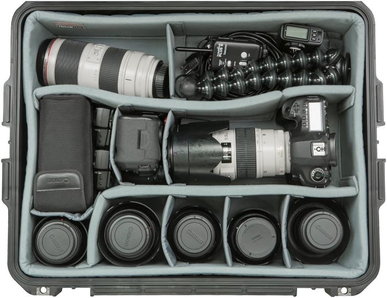 SKB 3i-2217-8DL iSeries Professional Camera Case, 21"Lx16"Wx10"D - Black/Gray (Like New)