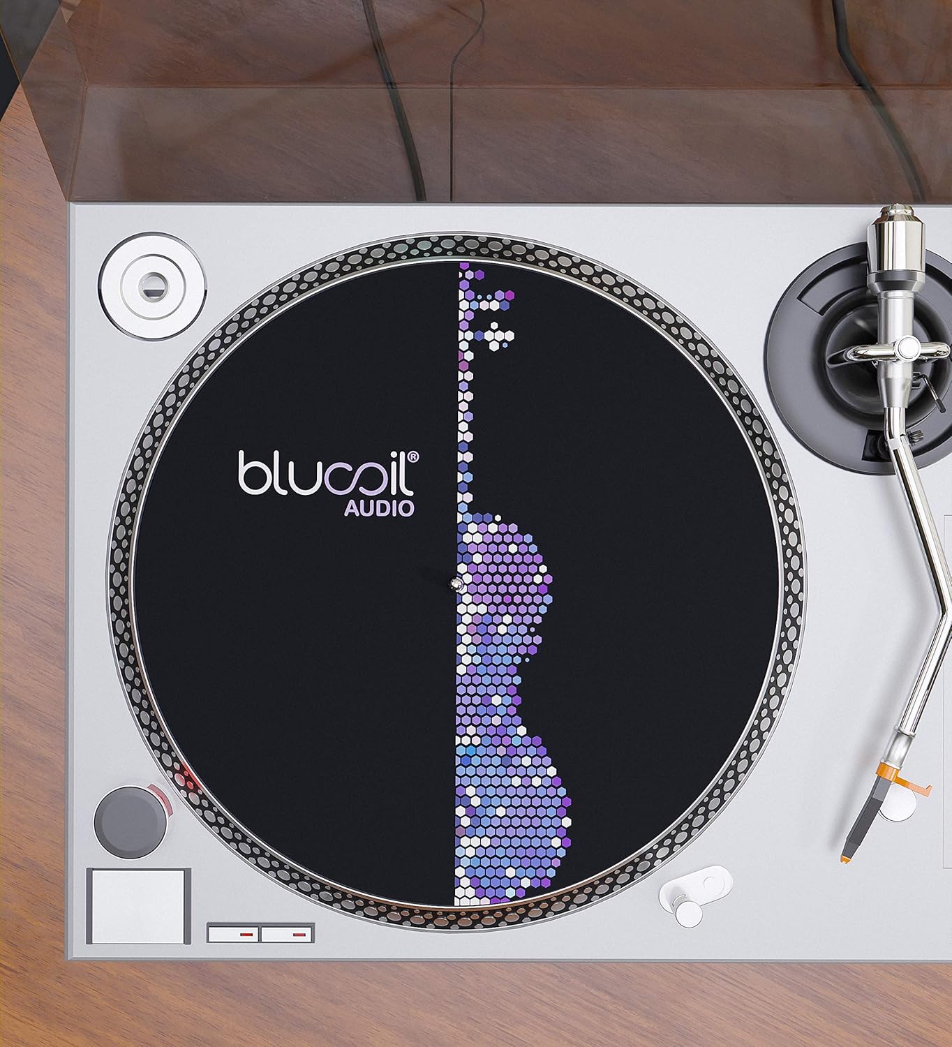 Blucoil 12-inch Turntable Slipmat with 4mm Thickness - LP Protection (New)