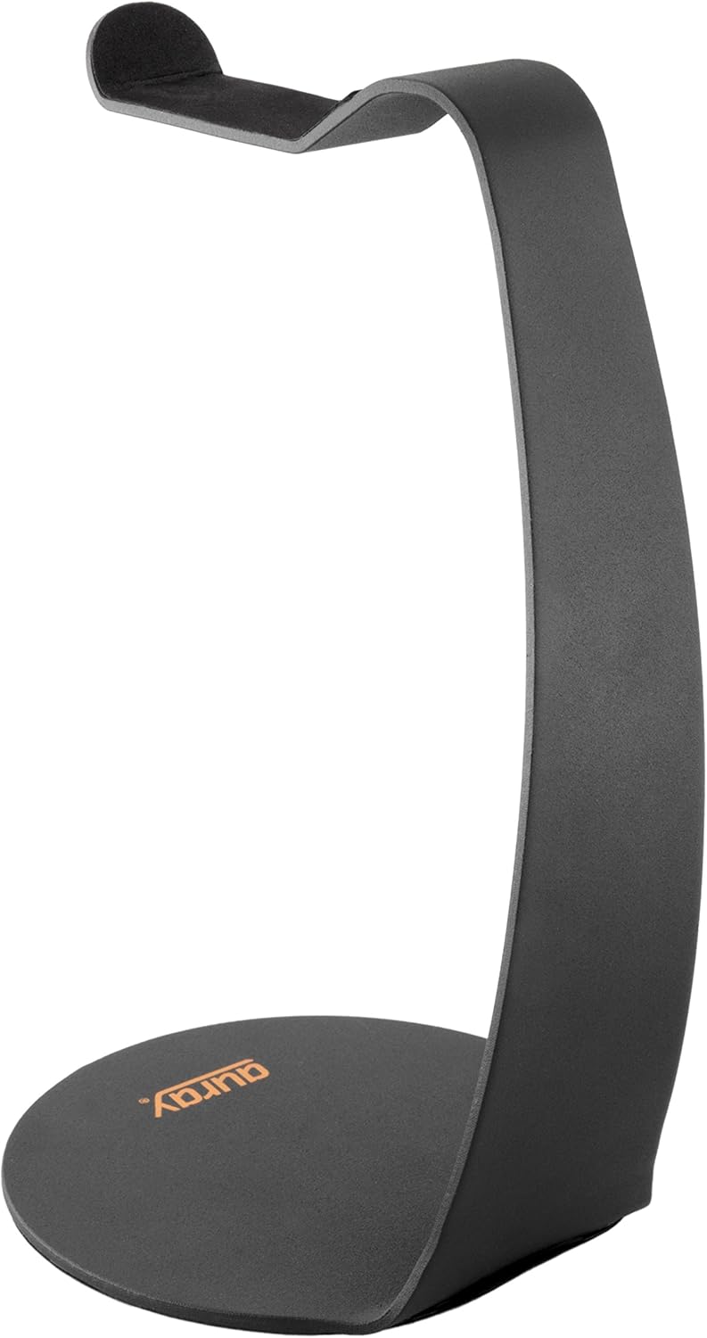 Auray HPDS-B Grip Adult's 10" Headphone Stand for Desktop, Black - Alloy Steel (Like New)