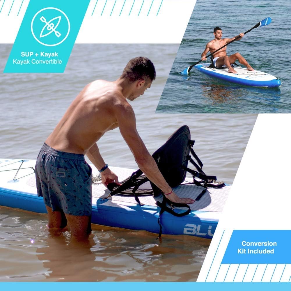 Bluefin Cruise Tandem 15' Inflatable Stand Up Paddle Board, Blue, 2019-23 Model (Like New)