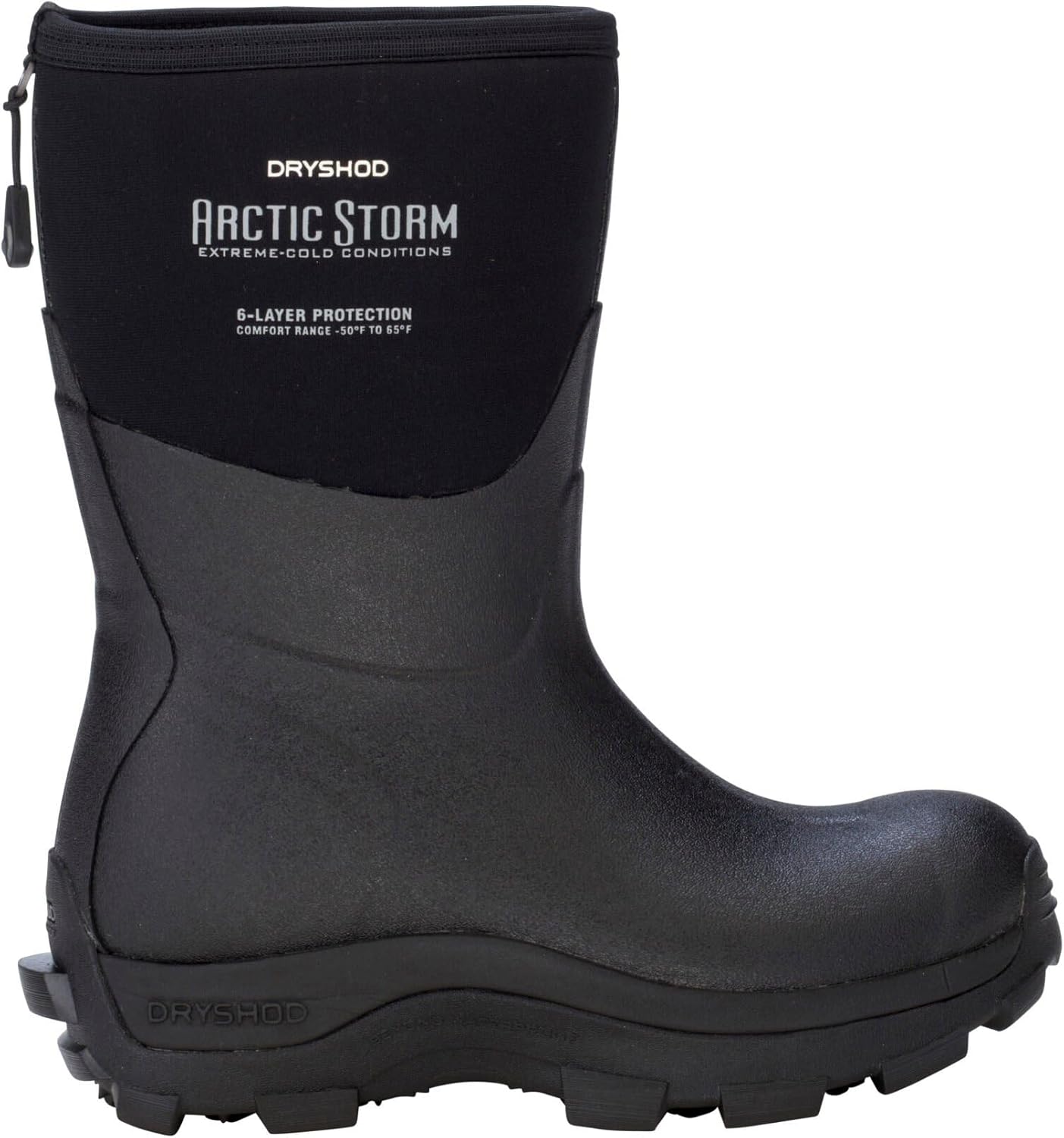 Dryshod Arctic Storm Extreme-Cold Winter Mid Boot for Women, Size 9 - Black/Grey (New, Damaged Retail Box)