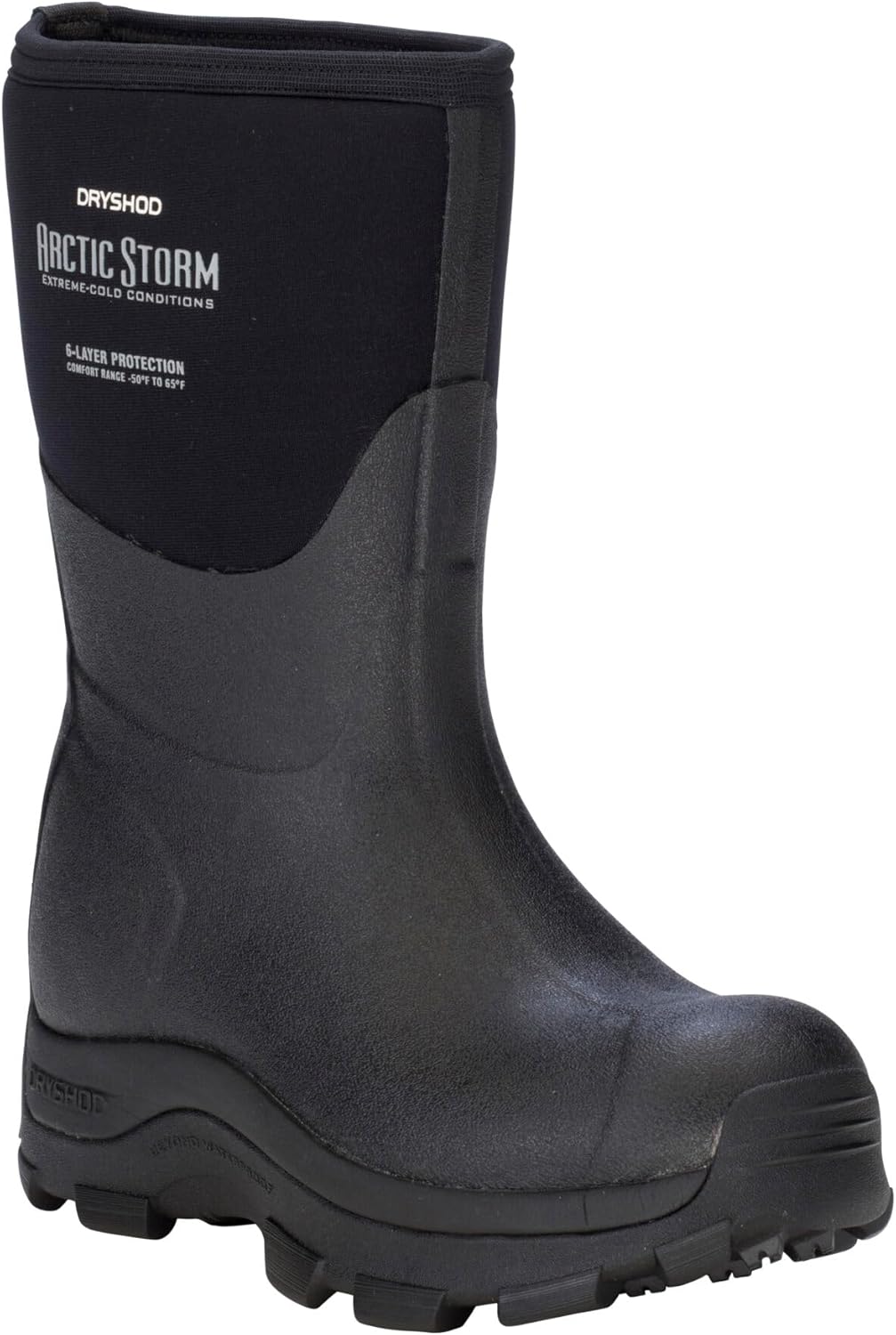 Dryshod Arctic Storm Extreme-Cold Winter Mid Boot for Women, Size 9 - Black/Grey (New, Damaged Retail Box)