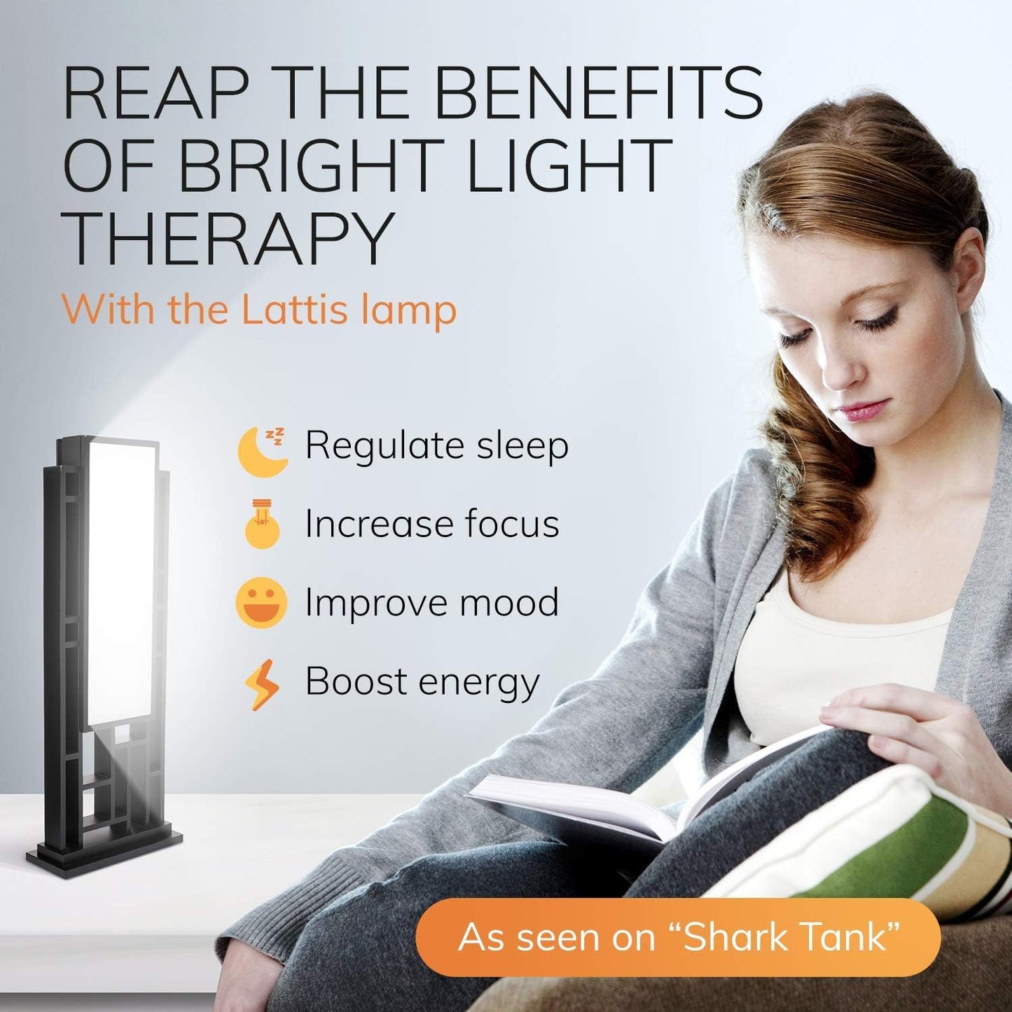 Circadian Optics 10,000 Lux UV-Free LED Happy Mood Light Therapy Lamp-- (Like New)
