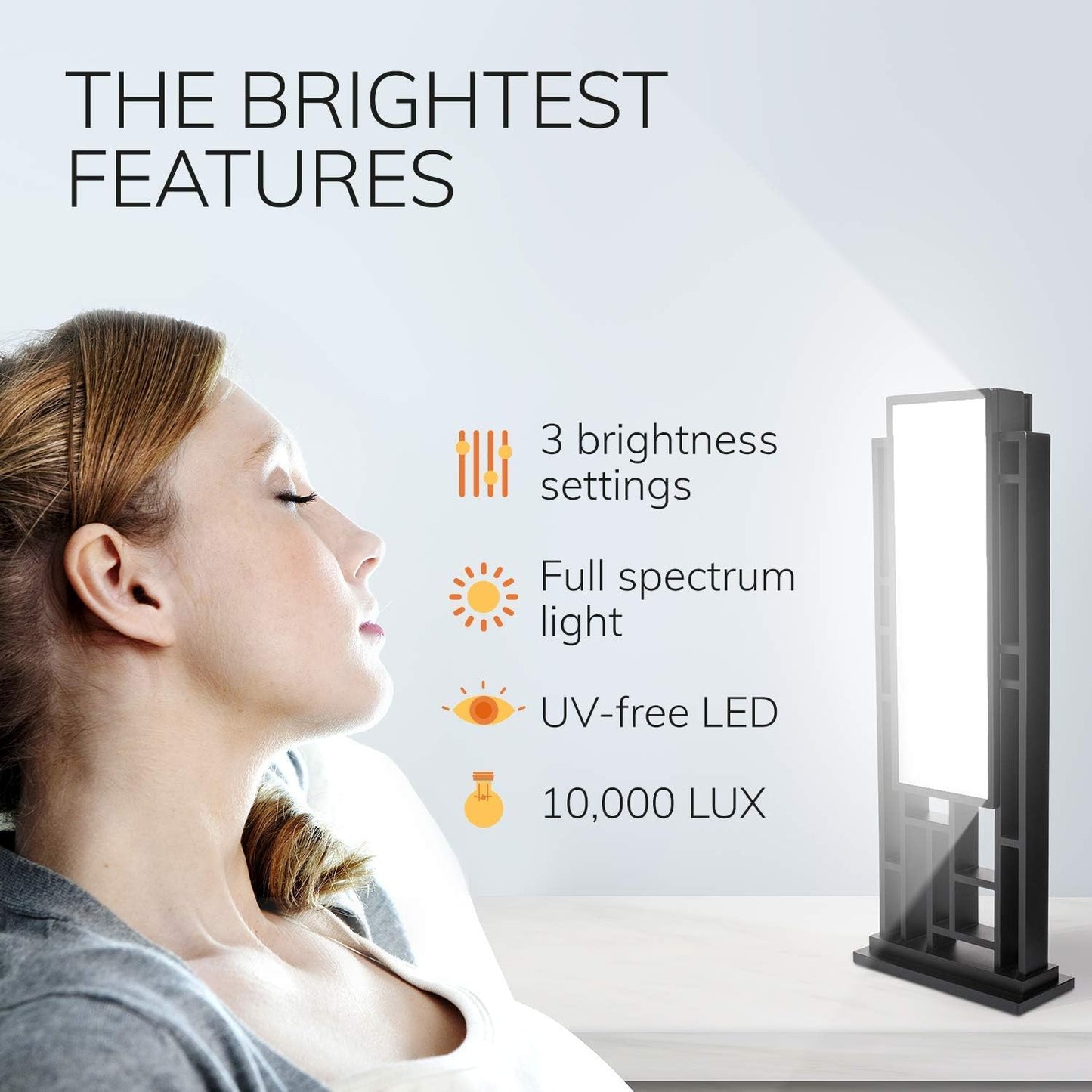 Circadian Optics 10,000 Lux UV-Free LED Happy Mood Light Therapy Lamp-- (Like New)