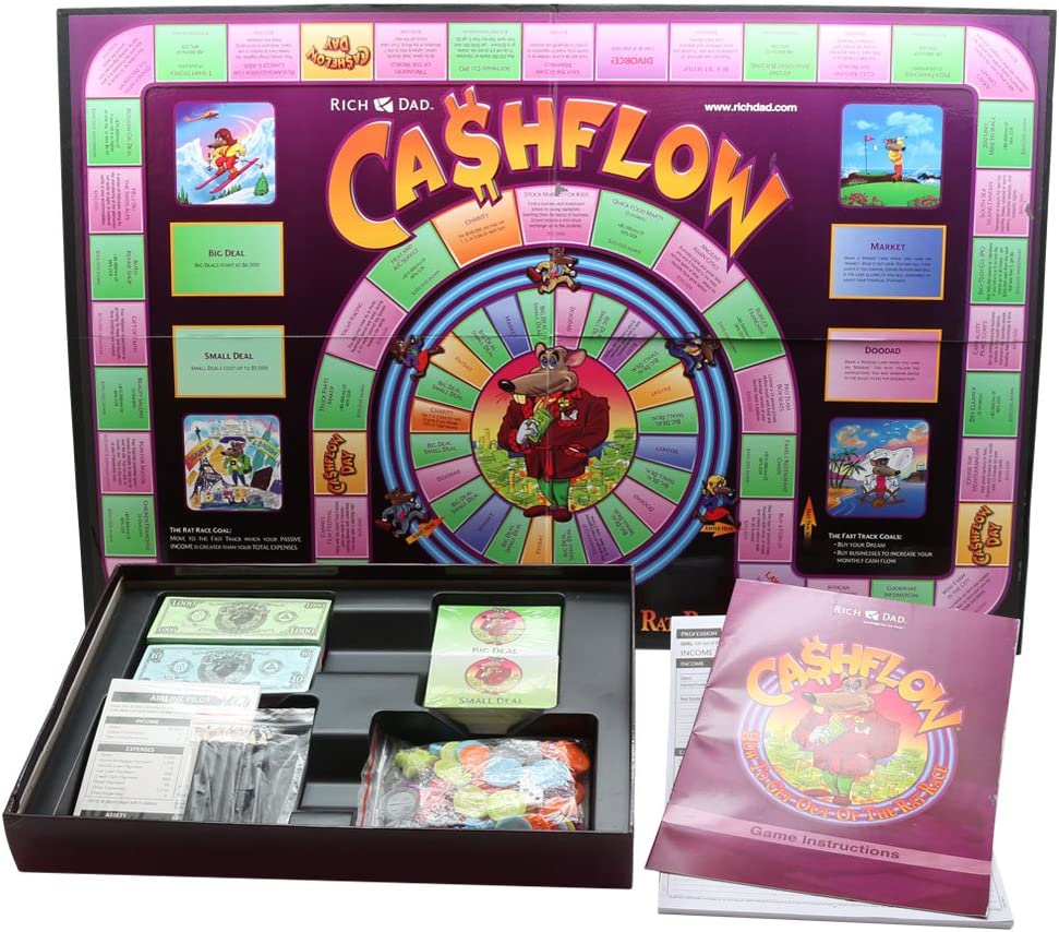 Cashflow 101 202 Robert Kiyosaki Board Game Build Up Your Financial Intelligence (Like New)