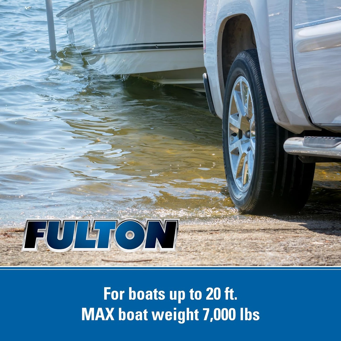 Fulton Woodworking Tools 500620 XLT Electric Boat Trailer Winch w/ 15 Foot Strap (Like New)