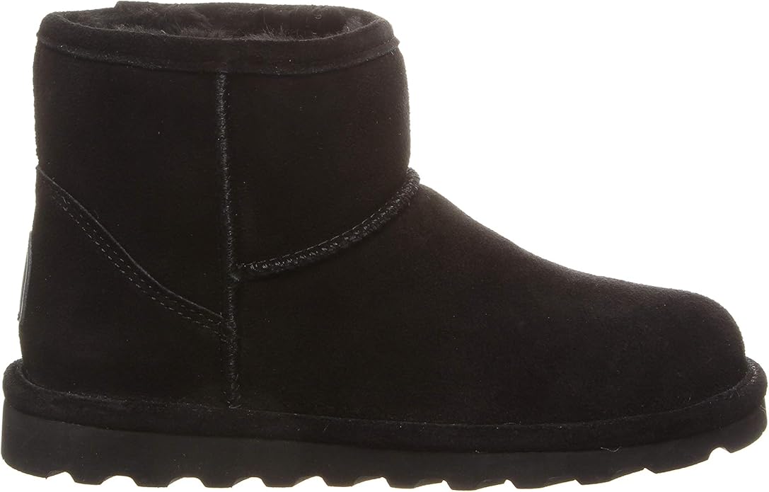 BEARPAW Alyssa 2130W Women's Comfortable Slip On Winter Ankle Boot, Rubber Sole (Like New)