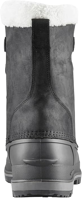 Baffin Men's Insulated Snow Boots for Cold Weather, -10 to -30�C, Size 7 - Black (New)
