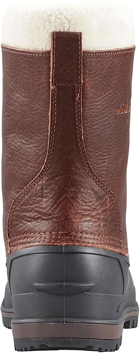 Baffin Men's CANADA Winter Leather Boots w/ Waterproof Insulated, Size 9 - Brown (New, Damaged Retail Box)