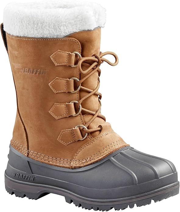 Baffin Women's Insulated Snow Boot for Cold Weather, -10 to -30�C, Size 9, Brown (Like New)