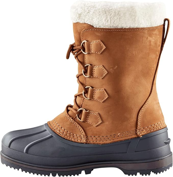 Baffin Women's Insulated Snow Boot for Cold Weather, -10 to -30�C, Size 9, Brown (Like New)
