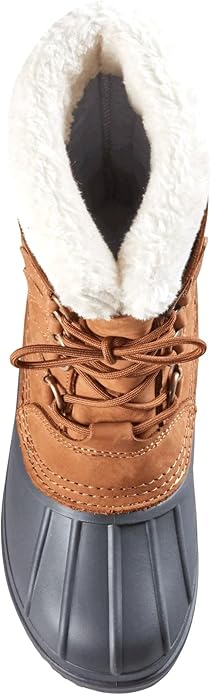 Baffin Women's Insulated Snow Boot for Cold Weather, -10 to -30�C, Size 9, Brown (Like New)