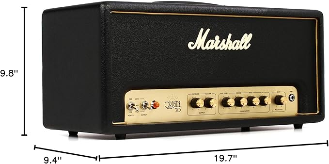 Marshall M-ORI20H-U Origin 20W Tube Amplifier Head with FX Loop, Boost - 9.8" (Like New)